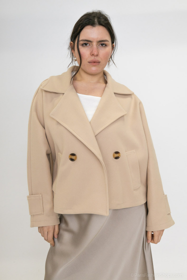 Wholesaler See Modern Grandes Tailles - Short buttoned coats with pockets