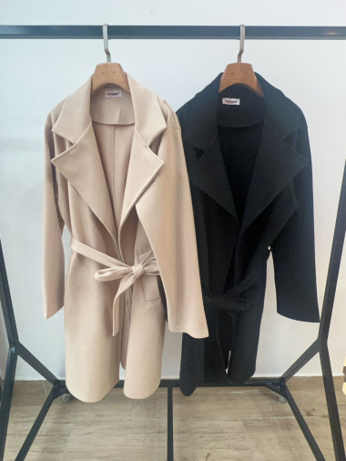 Wholesaler See Modern Grandes Tailles - Large size mid-length coats with 2 front pockets