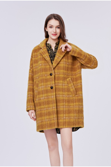 Wholesaler SEE U SOON - Yellow striped coat
