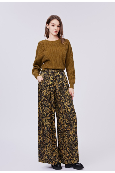 Wholesaler SEE U SOON - Yellow patterned pants