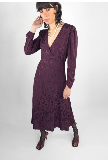 Wholesaler SEE U SOON - Burgundy dress