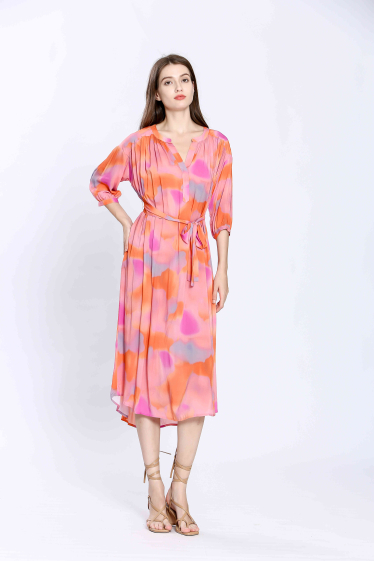 Wholesaler SEE U SOON - Printed DRESS