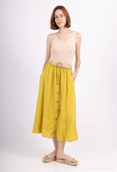 Wholesaler SHYLOH - Linen skirt