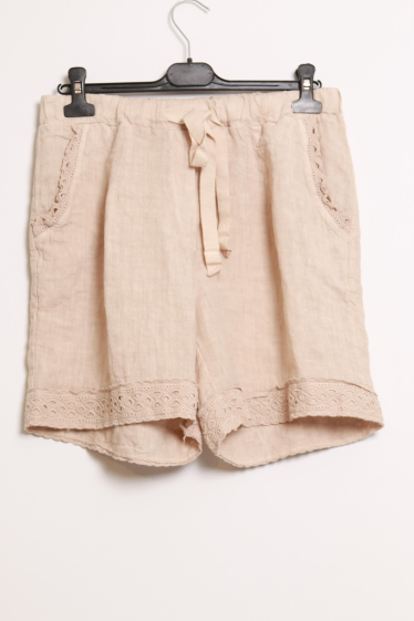 Mayorista SHYLOH - Pantalones cortos de lino