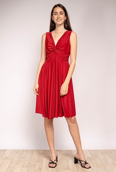 Wholesaler SILVER FASHION - Sleeveless knotted dress