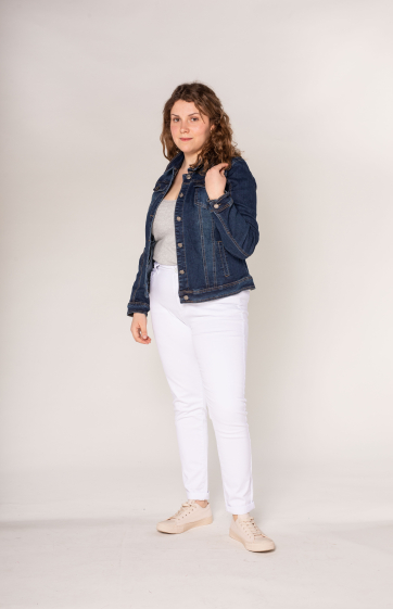 Wholesaler Nina Carter - Curve denim jacket