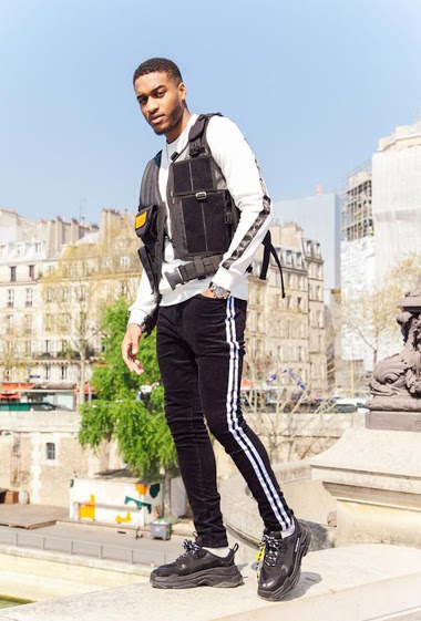 Mayorista Sixth June Paris - Sixth June Propaganda pockets tactical vest Black man M3751DJA