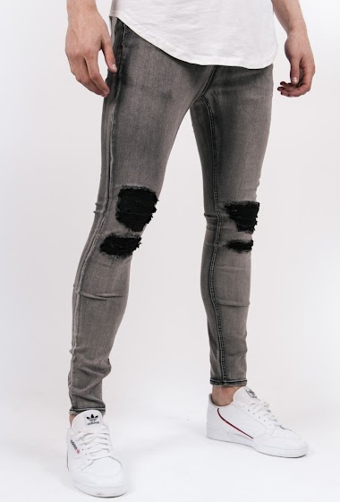 Wholesalers Sixth June - Gray destroyed jeans