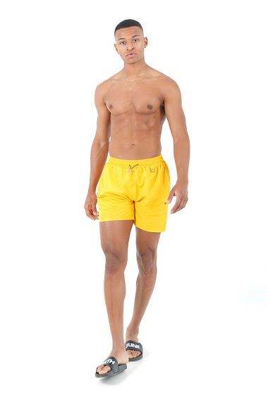 Swim shorts with pockets Yellow
