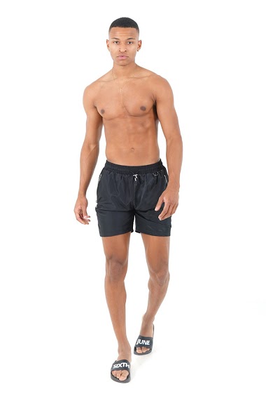 Swim shorts with pockets Black