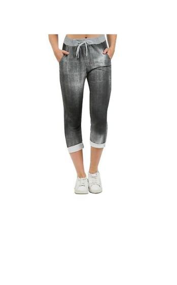 Wholesaler SK MODE - Women’s Pantaloon Fabric Denim style jogging pants Pattern PLAIN -PYJ2