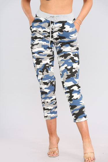 Wholesaler SK MODE - Women pantaloon: tracking pants, comflouge print pants, sportive pants and  sweat pants