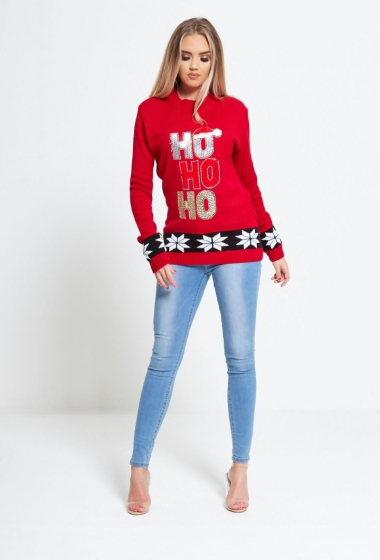 Wholesaler SK MODE - Christmas sweater women hohoho 2021 ethoho-sh
