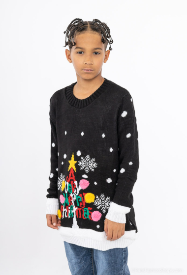 Wholesaler SK MODE - Christmas sweater kids a very merry chistmas
