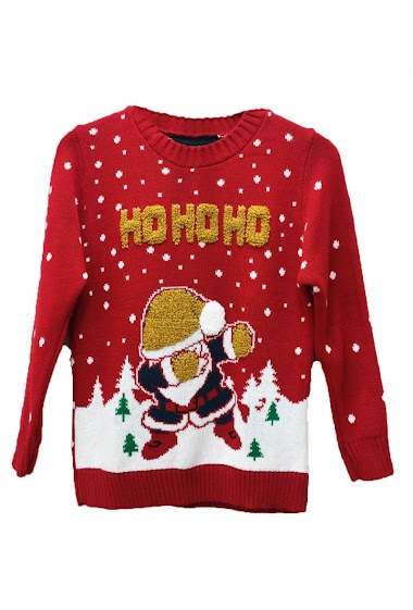 Wholesaler SK MODE - Christmas sweater child dab hohoho 2021 new hkido-ss