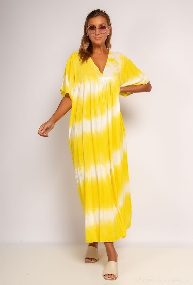 Wholesaler SK MODE - Dress women; tie- die, colourful and playful dress, noida 7014