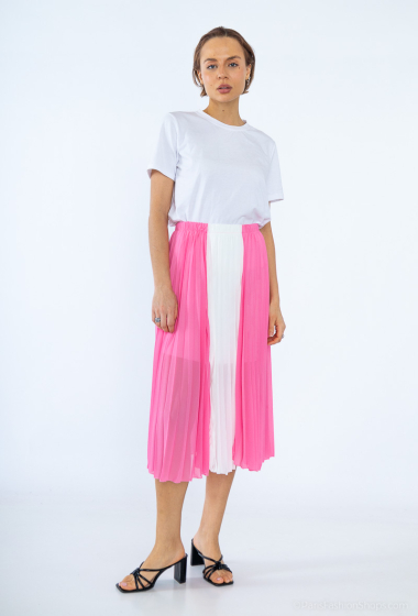 Wholesaler SOGGO - Bi-color pleated skirt