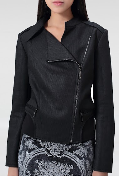 Wholesaler Smart and Joy - Perfecto jacket in suede