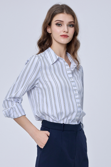 Wholesaler Smart and Joy - Basic stripe shirt
