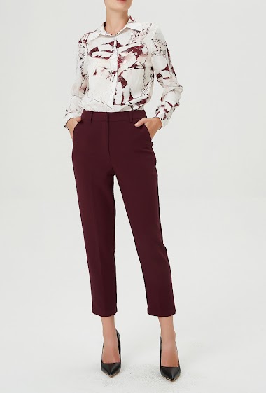 Wholesaler Smart and Joy - Tapered cropped pants