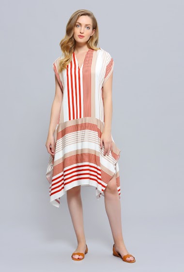 Wholesaler Smart and Joy - Striped print dress