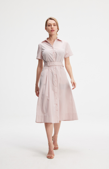 Wholesaler Smart and Joy - Shirt dress in cotton