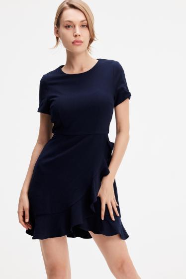 Wholesaler Smart and Joy - Short dress with ruffles