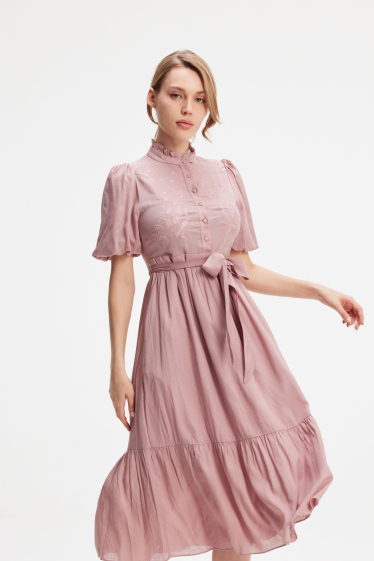 Wholesaler Smart and Joy - Ruffled tea dress