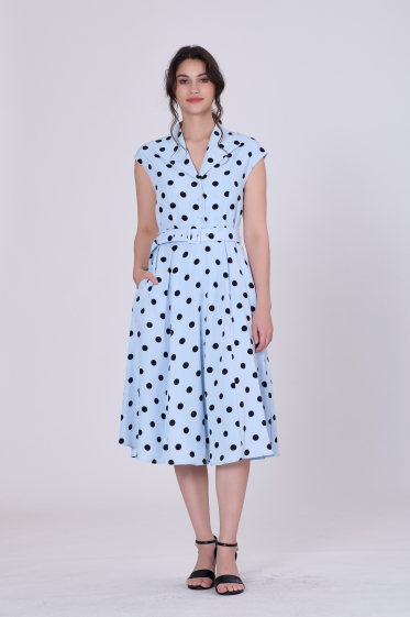 Wholesaler Smart and Joy - Polka dot summer dress