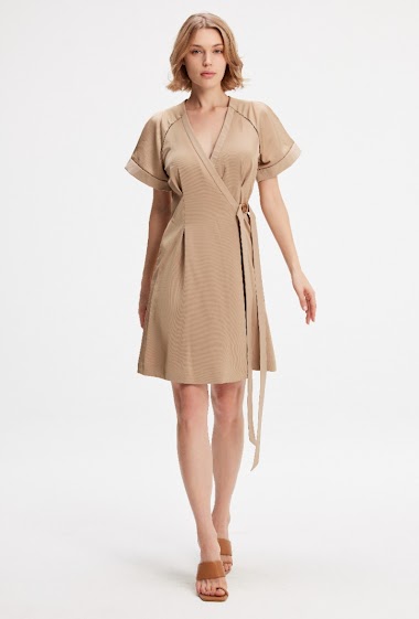 Wholesaler Smart and Joy - Mid-length wrap dress