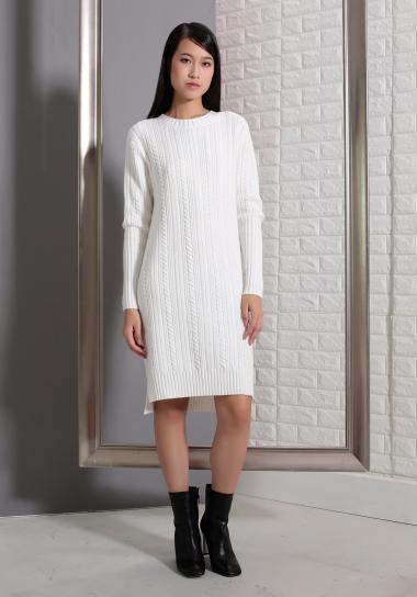 Wholesaler Smart and Joy - Lacing-In-Back Jumper Dress