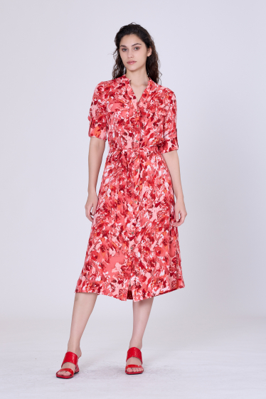 Wholesaler Smart and Joy - Spring red dress