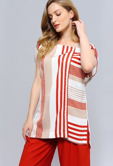 Wholesaler Smart and Joy - Striped tunic
