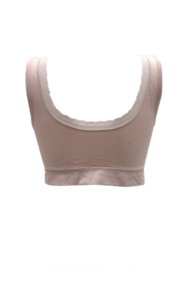 Brassière Grande Taille plongeant Super Confort Snow Rose