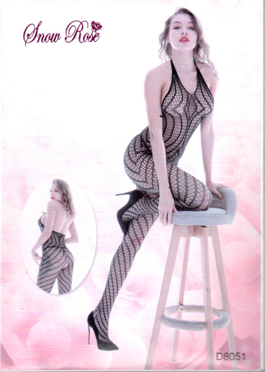 Wholesaler Snow Rose - Sexy Fishnet Sleeveless Backless Jumpsuit