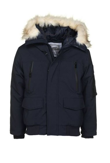 Wholesaler REDSKINS - Fur hoodeh jacket REDSKINS