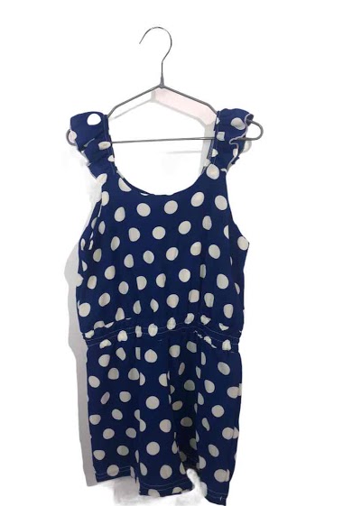 Wholesaler So Brand - Short romper with dots LPC GIRL Made In France