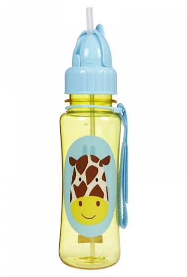 Straw bottle SKIP HOP girafe 385ml