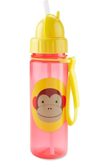 Wholesaler So Brand - Straw bottle SKIP HOP monkey 385ml