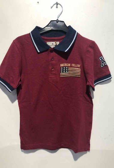 Short sleeves polo with REDSKINS logo embroidered REDSKINS