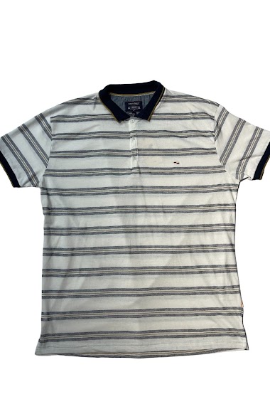 Wholesaler So Brand - Striped Polo shirt Tall MAN (3XL au 5XL)