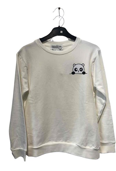Sweat panda logo FRENCH PP Made In France