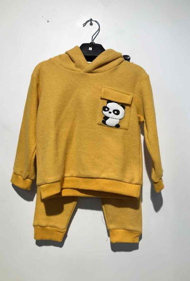 2pcs set pants + hoodie FRENCH PANDA Made In France