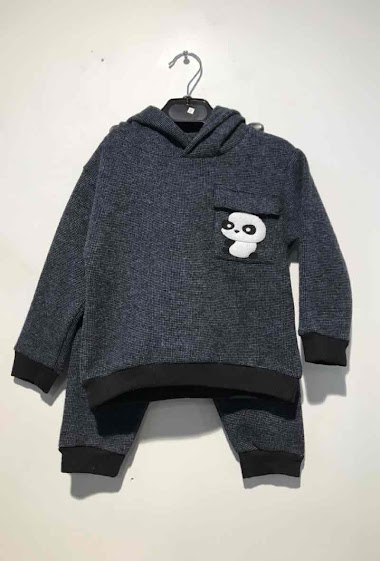 Wholesaler So Brand - 2pcs set pants + hoodie FRENCH PANDA Made In France