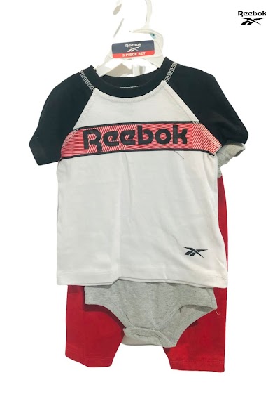Grossiste Reebok - Set 3pcs jogging + T-shirt + body REEBOK
