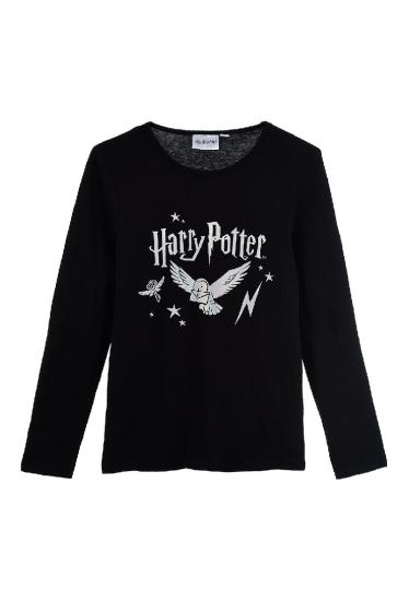 Mayorista So Brand - Camiseta de manga larga con logotipo hologrÃÂ¡fico de HARRY POTTER