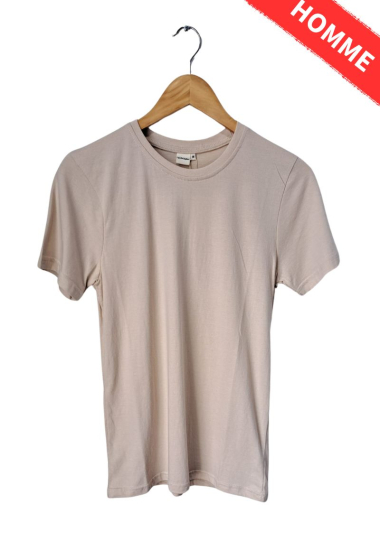 Grossiste So Brand - T-Shirt col rond manche courte 100% coton homme