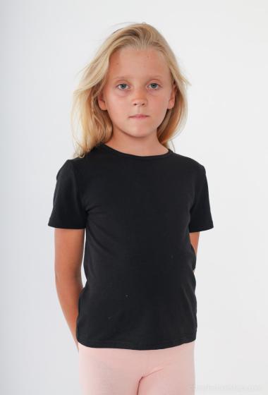 Grossiste So Brand - T-shirt col rond manche courte fille 3/14ans