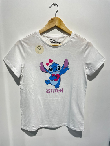 Grossiste So Brand - T-SHIRT COL ROND MANCHES COURTES STITCH