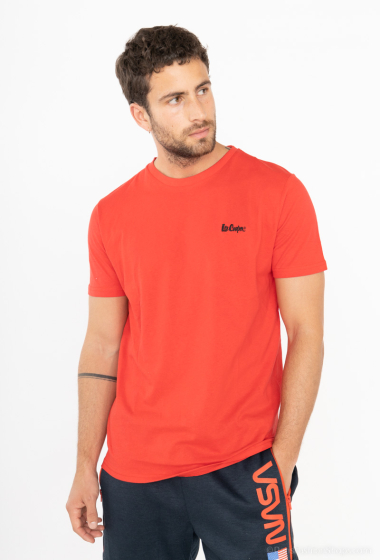 Grossiste So Brand - Tee-shirt manches courtes col rond brodé Lee Cooper